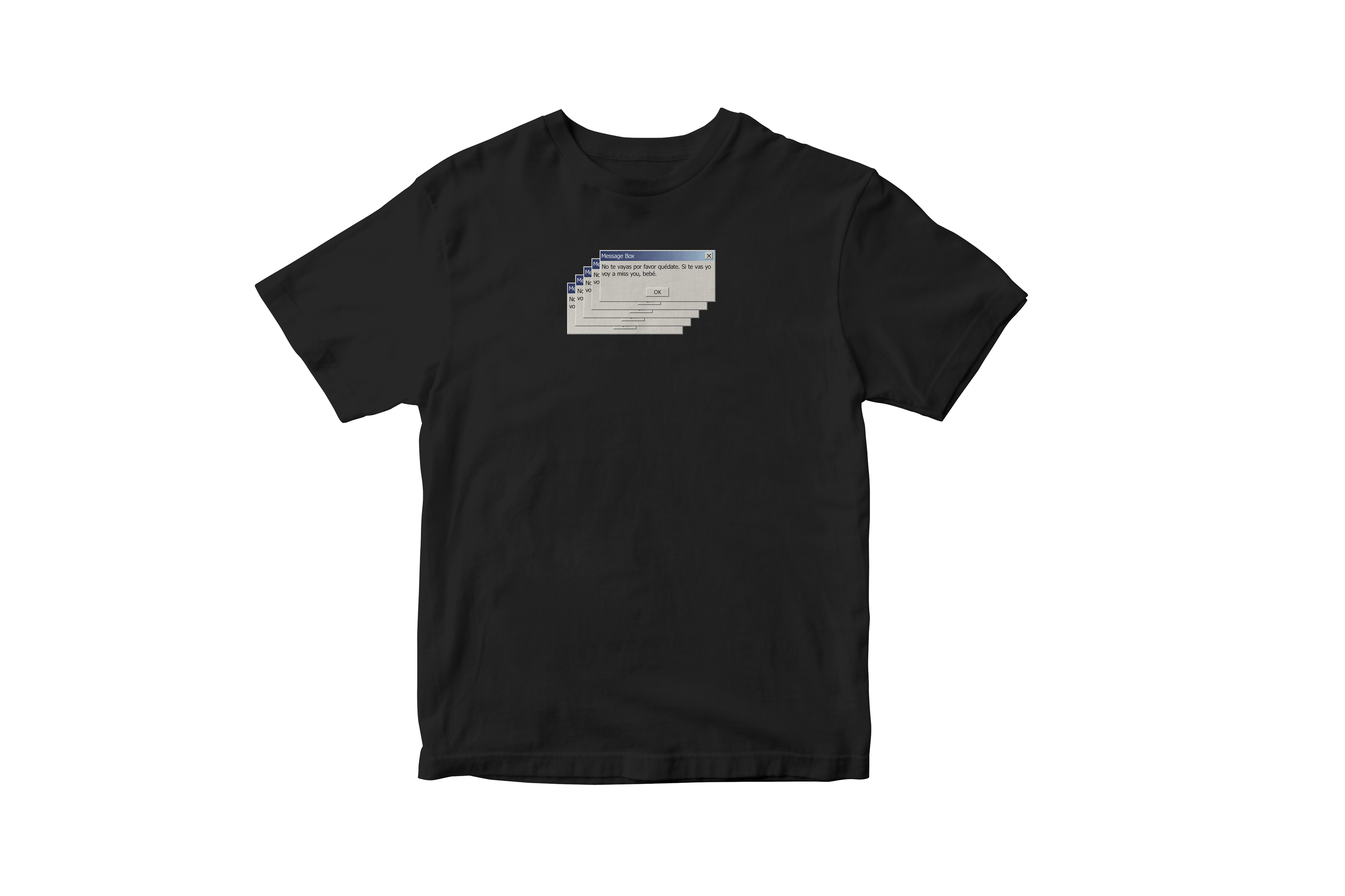 Camiseta "Miss you, bebé"