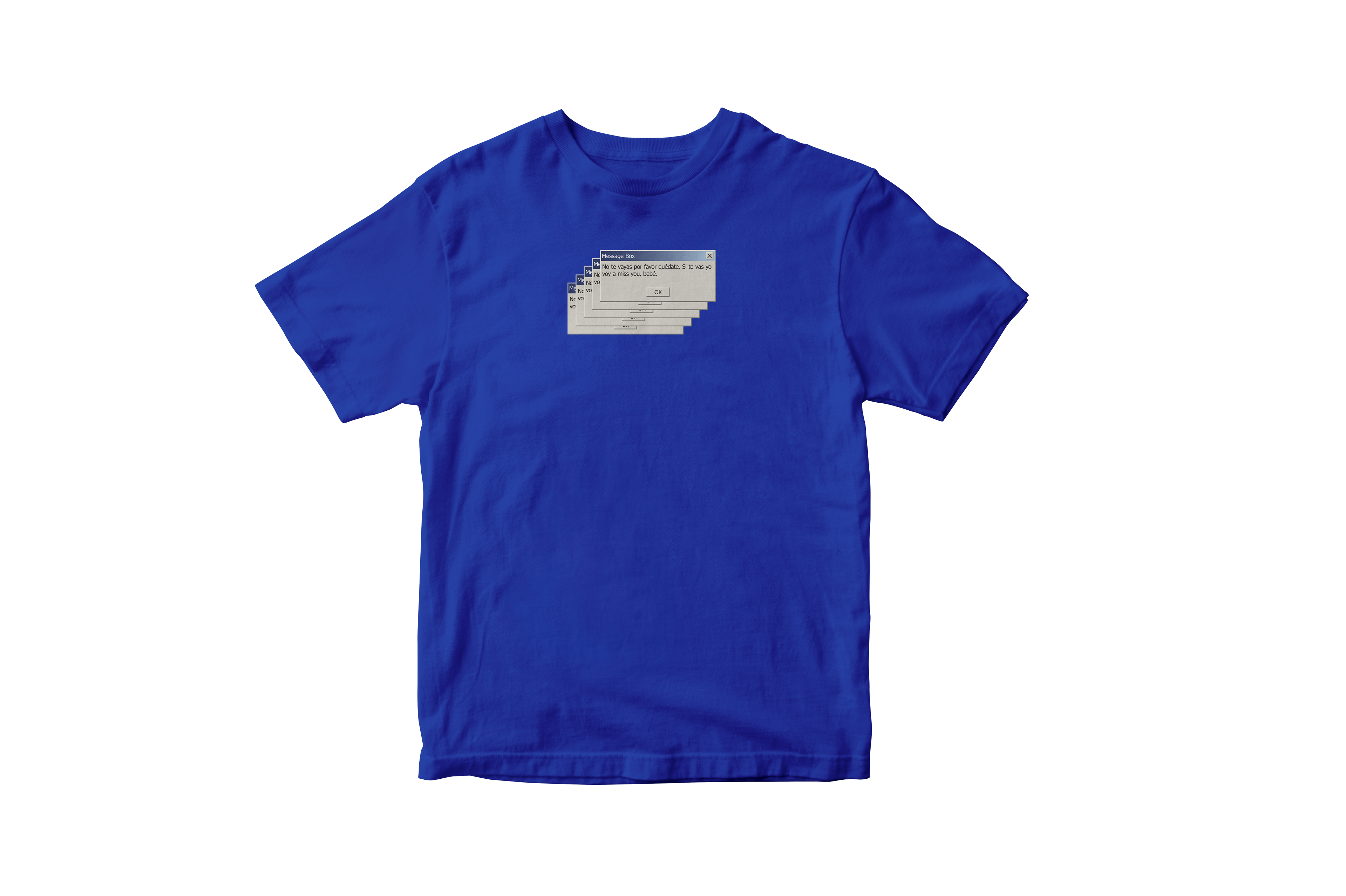 Camiseta "Miss you, bebé"