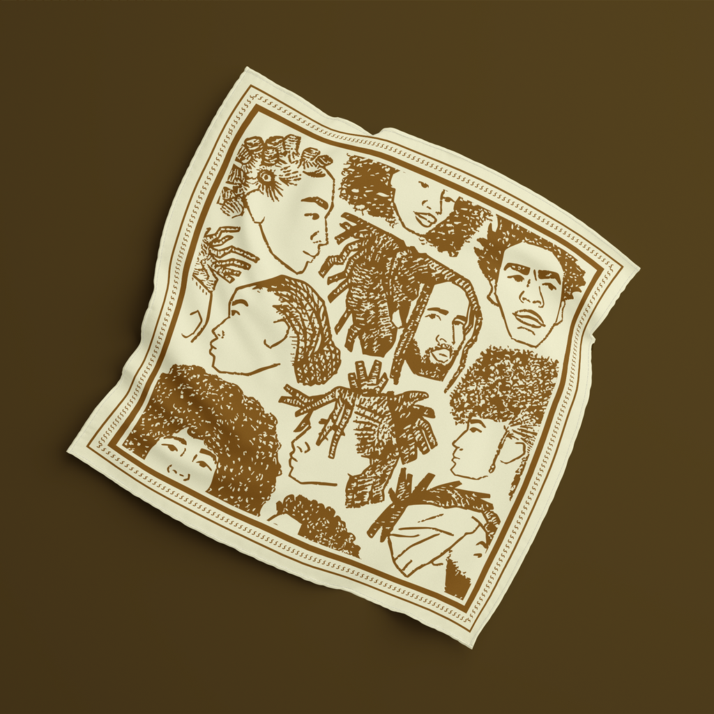Illustrated scarf We Are Proud Prietas
