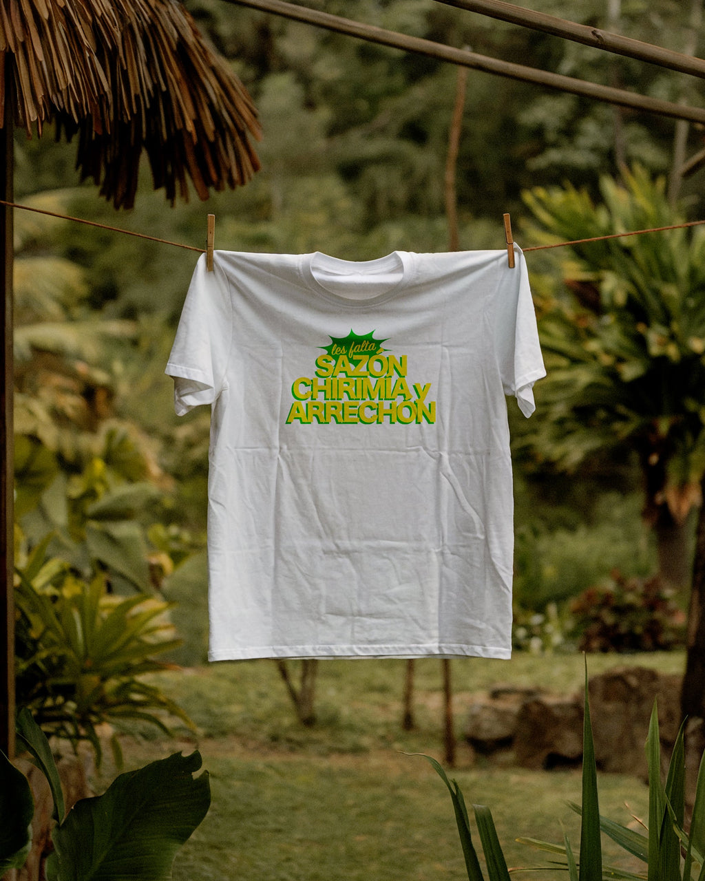 Camiseta "Sazón, Chirimía y Arrechón"